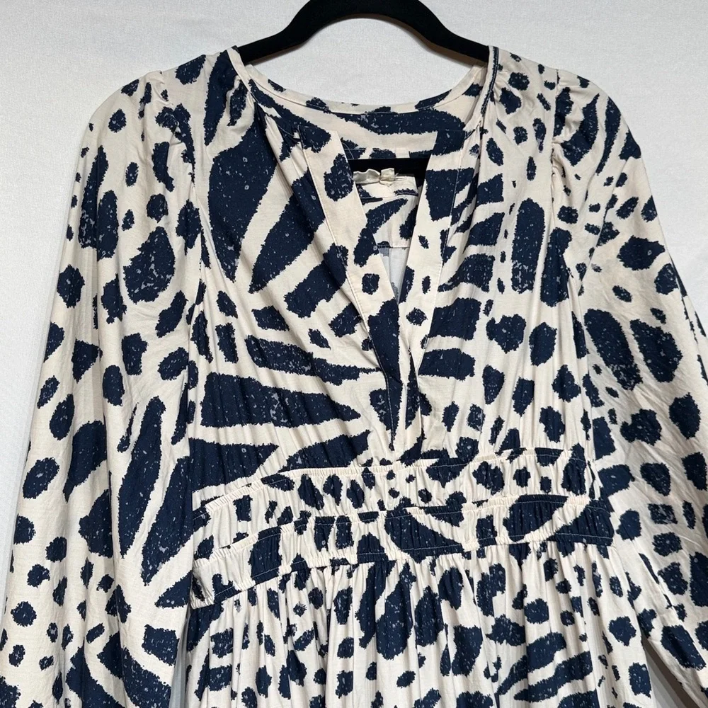 Anthropologie The Somerset Maxi Dress Long-Sleeve Poplin Edition Small Petite - Picture 4 of 11